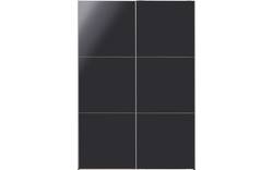 Goossens kledingkast easy storage sdk zwart hoogwaardig meubelplaat - 8190730-02