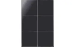 Goossens kledingkast easy storage sdk zwart hoogwaardig meubelplaat - 8190730-02