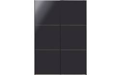 Goossens kledingkast easy storage sdk zwart hoogwaardig meubelplaat - 8190730-08