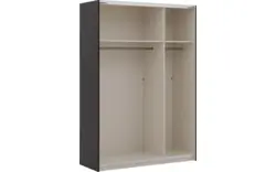Goossens kledingkast easy storage sdk zwart hoogwaardig meubelplaat - 8190731-08
