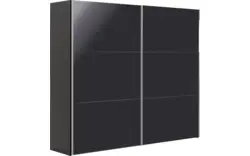 Goossens kledingkast easy storage sdk zwart hoogwaardig meubelplaat - 8190736-02