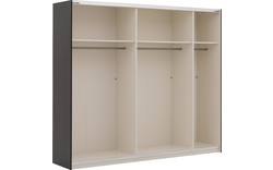 Goossens kledingkast easy storage sdk zwart hoogwaardig meubelplaat - 8190736-06