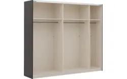 Goossens kledingkast easy storage sdk zwart hoogwaardig meubelplaat - 8190737-02