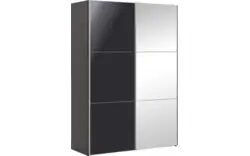 Goossens kledingkast easy storage sdk zwart hoogwaardig meubelplaat - 8190742-06