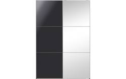 Goossens kledingkast easy storage sdk zwart hoogwaardig meubelplaat - 8190742-06