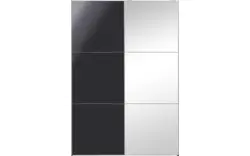 Goossens kledingkast easy storage sdk zwart hoogwaardig meubelplaat - 8190742-06