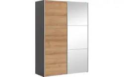 Goossens kledingkast easy storage sdk zwart hoogwaardig meubelplaat - 8190743-01