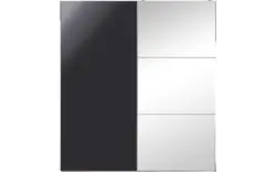 Goossens kledingkast easy storage sdk zwart hoogwaardig meubelplaat - 8190749-02