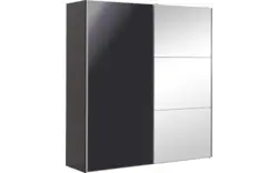 Goossens kledingkast easy storage sdk zwart hoogwaardig meubelplaat - 8190749-02