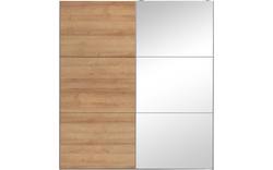 Goossens kledingkast easy storage sdk zwart hoogwaardig meubelplaat - 8190750-02