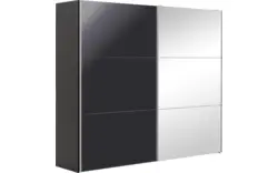 Goossens kledingkast easy storage sdk zwart hoogwaardig meubelplaat - 8190756-02