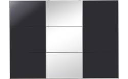 Goossens kledingkast easy storage sdk zwart hoogwaardig meubelplaat - 8190765-01