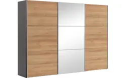 Goossens kledingkast easy storage sdk zwart hoogwaardig meubelplaat - 8190766-01