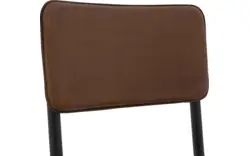 Goossens eetkamerstoel chaplin bruin leer - 8190780-02