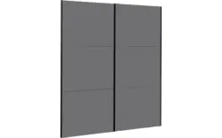 donkergrijs mat glas