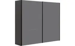donkergrijs mat glas