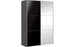 Goossens kledingkast easy storage sdk zwart hoogwaardig meubelplaat - 8190831-01