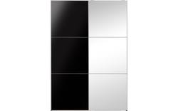 Goossens kledingkast easy storage sdk zwart hoogwaardig meubelplaat - 8190831-01