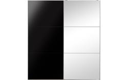 Goossens kledingkast easy storage sdk zwart hoogwaardig meubelplaat - 8190888-02