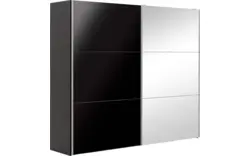 Goossens kledingkast easy storage sdk zwart hoogwaardig meubelplaat - 8190900-02