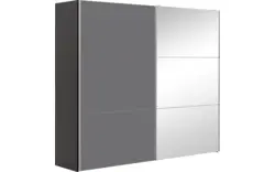 Goossens kledingkast easy storage sdk zwart hoogwaardig meubelplaat - 8190903-02