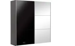 Goossens kledingkast easy storage sdk zwart hoogwaardig meubelplaat - 8190912-01