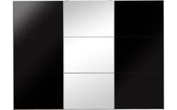 Goossens kledingkast easy storage sdk zwart hoogwaardig meubelplaat - 8190912-01