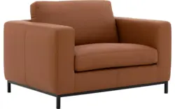 Goossens excellent loveseat massimo bruin leer - 8190944-01