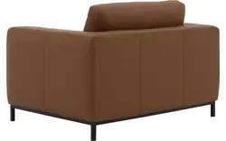 Goossens excellent loveseat massimo bruin leer - 8190944-01