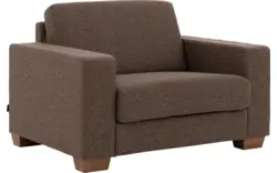 Goossens loveseat n joy divana bruin stof - 8190945-01