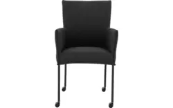 Goossens eetkamerstoel funk grijs stof - 8191002-02