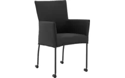 Goossens eetkamerstoel funk grijs stof - 8191002-02