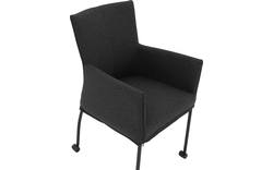 Goossens eetkamerstoel funk grijs stof - 8191002-02