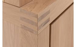 Goossens buffetkast clear blank eiken - 8191053-01