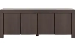 Goossens dressoir clear donker bruin eiken - 8191056-01