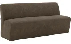 Goossens eetkamerbank montana groen microvezel - 8191119-01