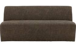 Goossens eetkamerbank montana groen microvezel - 8191119-01