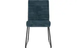 Goossens eetkamerstoel dax blauw stof - 8191159-02