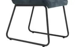 Goossens eetkamerstoel dax blauw stof - 8191159-02