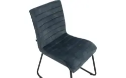 Goossens eetkamerstoel dax blauw stof - 8191159-02