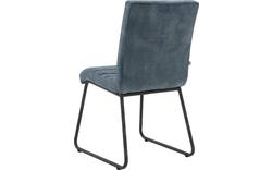 Goossens eetkamerstoel dax blauw stof - 8191159-05