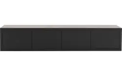 Goossens tv meubel barcelona zwart eiken - 8191164-01