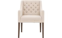 Goossens eetkamerstoel pearl wit stof - 8191166-02