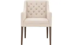 Goossens eetkamerstoel pearl wit stof - 8191166-02