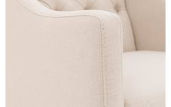 Goossens eetkamerstoel pearl wit stof - 8191166-02