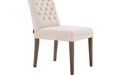 Goossens eetkamerstoel pearl wit stof - 8191167-02
