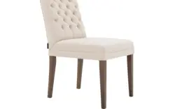 Goossens eetkamerstoel pearl wit stof - 8191167-02