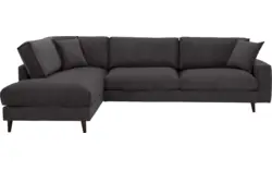 Goossens hoekbank jonas grijs stof - 8191185-1456-01-gespiegeld