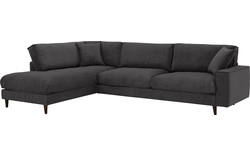 Goossens hoekbank jonas grijs stof - 8191185-1456-02-gespiegeld