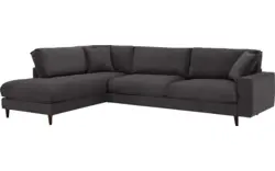Goossens hoekbank jonas grijs stof - 8191185-1456-01-gespiegeld